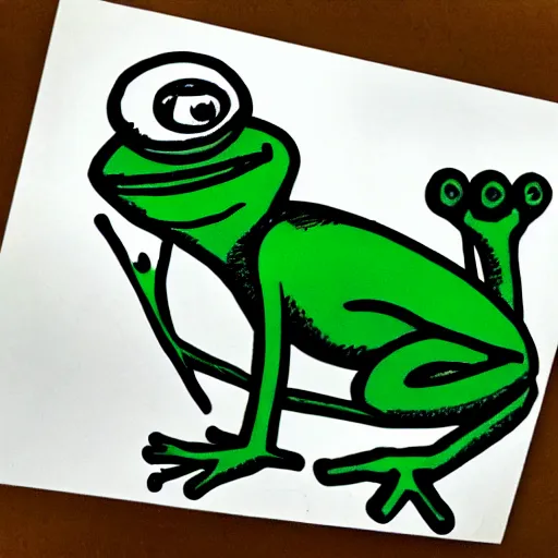 Image similar to Pepe the frog