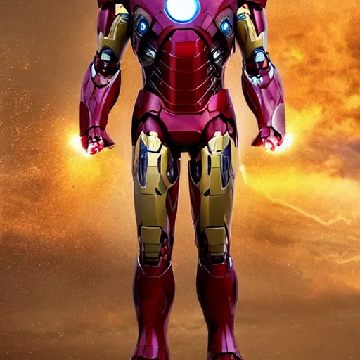 Image similar to broken down iron man suit, 4 k realistic photo