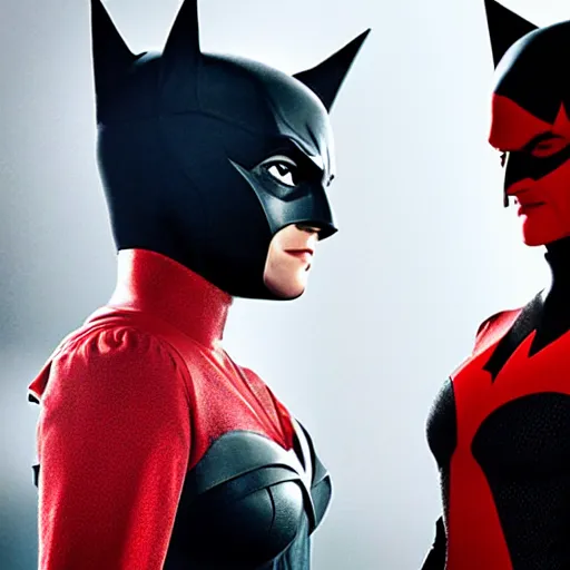 Image similar to Emma Watson as Batwoman