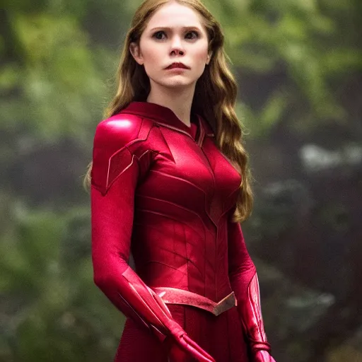 Image similar to Erin Moriarty as Scarlet Witch