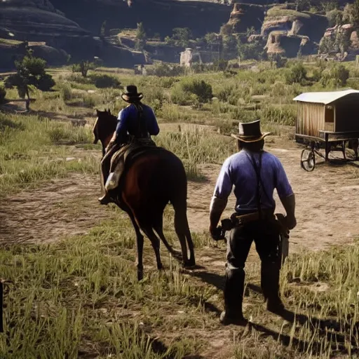 Image similar to red dead redemption 2 gameplay