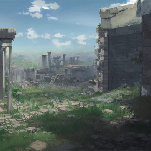Anime Ruins Aesthetic
