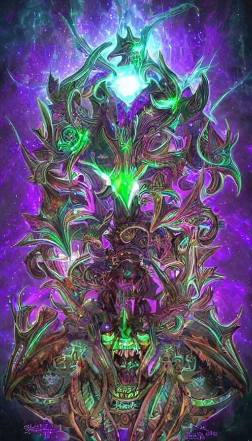 Image similar to psytrance artwork, from wow