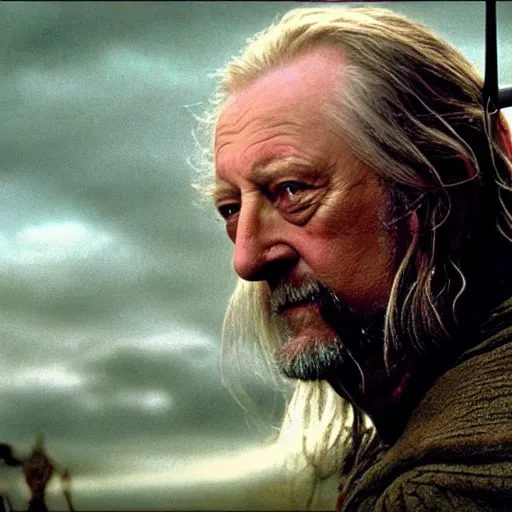 Image similar to theoden king of rohan wearing sombrero