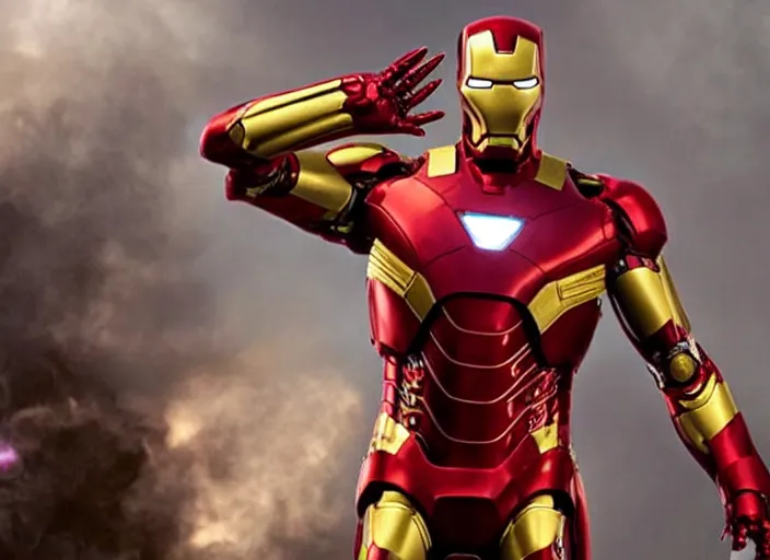 Image similar to film still of snoop dogg snoop dogg snoop dogg as iron man in new avengers film, 4k