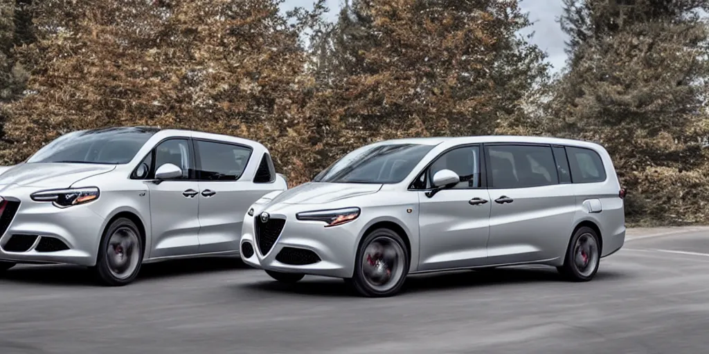 Image similar to 2022 Alfa Romeo Minivan