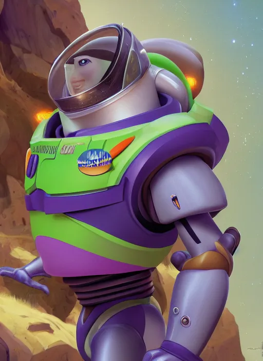 Prompt: buzz lightyear, au naturel, hyper detailed, digital art, trending in artstation, cinematic lighting, studio quality, smooth render, unreal engine 5 rendered, octane rendered, art style by klimt and nixeu and ian sprigger and wlop and krenz cushart