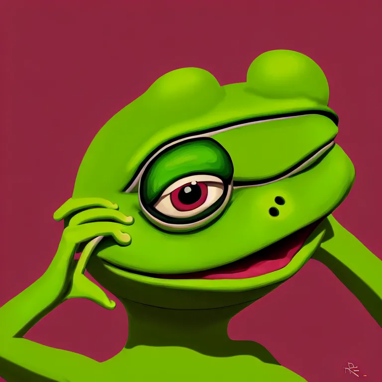 Crazy Frog Fapping, Digital Arts by Happy The Red