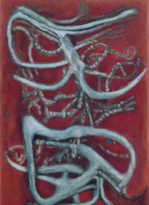 Image similar to biomechanical talisman of the antarctic elder thingsby maggi mcdonald, mark rothko, sabina klein