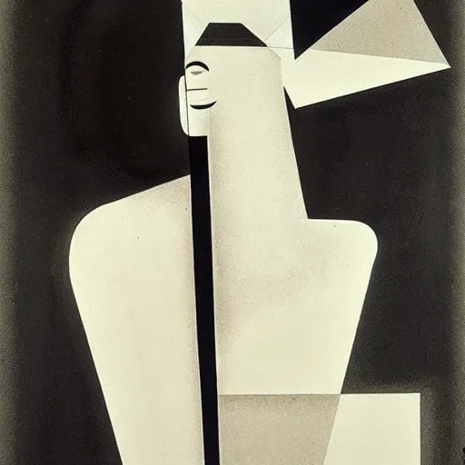 Prompt: lithography bauhaus conceptual figurative post - morden monumental portrait by el lissitzky, illusion surreal art, highly conceptual figurative art, intricate detailed illustration, controversial poster art, polish poster art, geometrical drawings, no blur