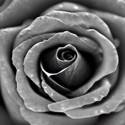 Image similar to award - winning macro of a beautiful black rose made of glowing molten magma, inner glow, hyper - realistic, trending on flickr