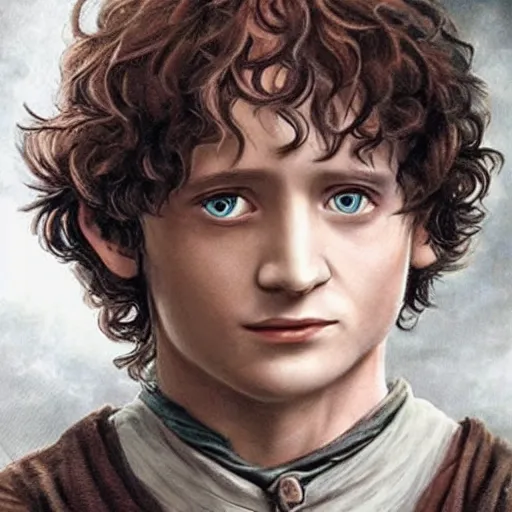 Prompt: Frodo mixed with Gandalf