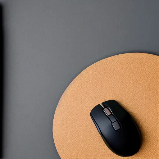 Prompt: a computer mouse on a mousepad, food photography