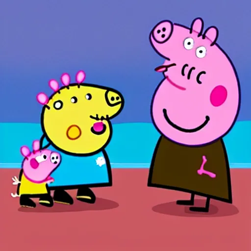 Image similar to superturbo peppa pig