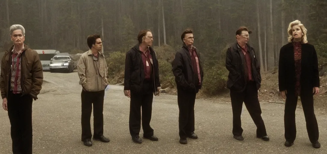 Image similar to twin peaks, season 3, episode 8