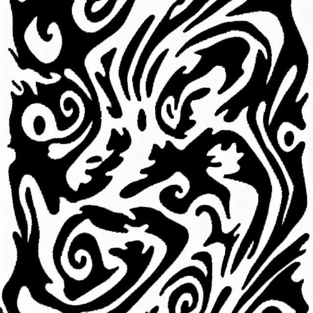 Image similar to epic professional digital ink Rorschach test