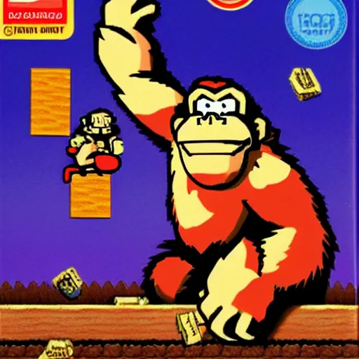 Image similar to donkey kong cover art