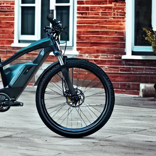 Image similar to choose a hybrid or electric bicycle, realistic, detailed