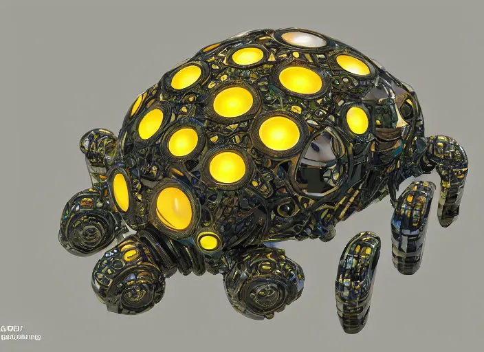 Prompt: continuum of kybalist engine relics faithlessly dismantled in mica with fluorescent skeuomorphic scarabs adorning a webbed totem of druidic vibration, designed by Larry Elmore Kerlaft and Pixar, photorealistic, 3d render, award winning render, unreal engine, octane render, studio lighting, 8k, hd