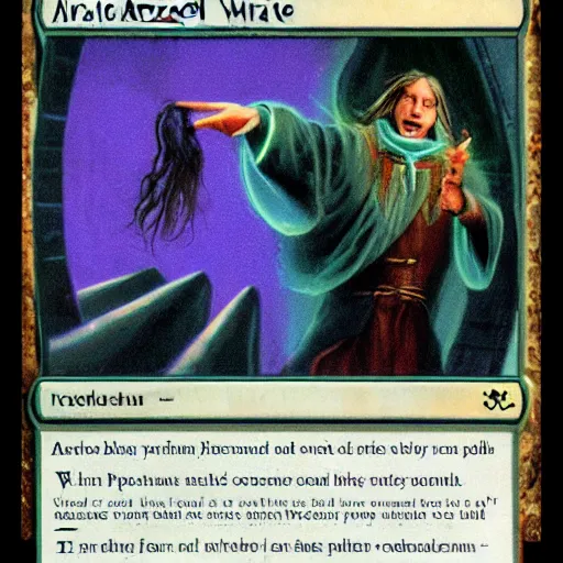 Prompt: Arcane wizard casts a spell