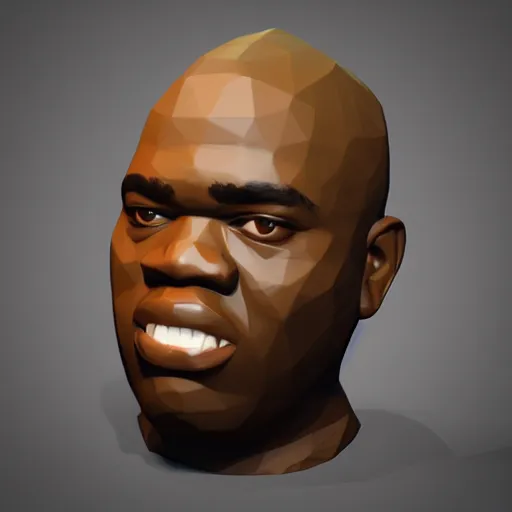 Prompt: Low-poly Clay render of a cute notorious BIG; trending on artstation, Octane render, Unreal Engine, highly detailed