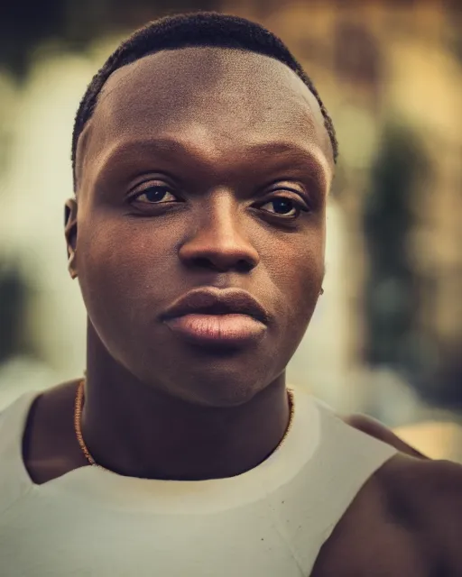 Prompt: A photo of KSI , highly detailed, trending on artstation, bokeh, 90mm, f/1.4