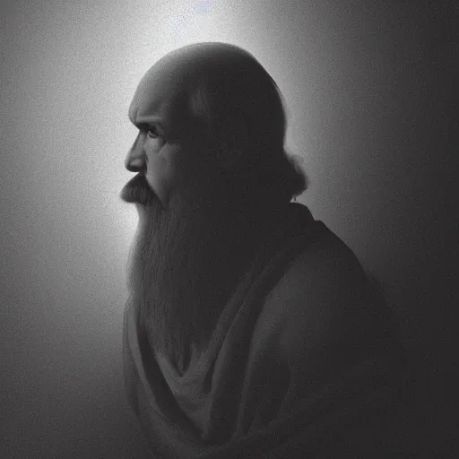 Prompt: masterpiece photo portrait of Socrates, dramatic lighting