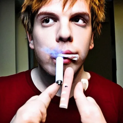 Image similar to elrubius smoking