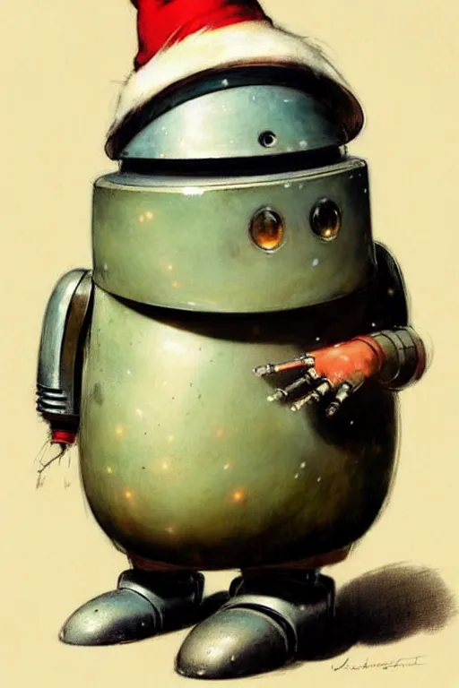 Image similar to ( ( ( ( ( 1 9 5 0 s robot knome very fat. muted colors. ) ) ) ) ) by jean - baptiste monge!!!!!!!!!!!!!!!!!!!!!!!!!!!!!!