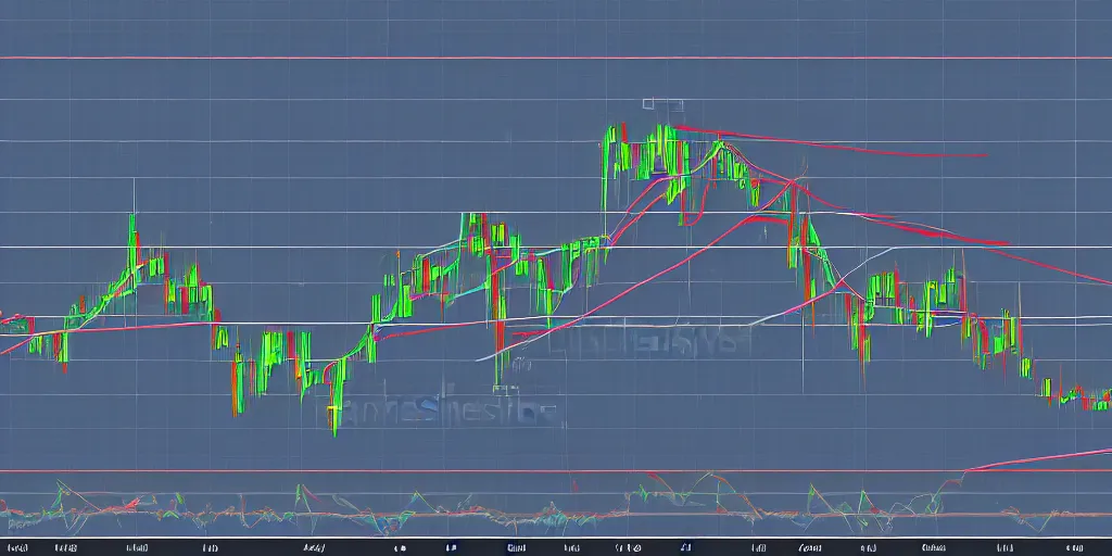 Image similar to heiken ashi chart, tradingview, focus, clean, smooth lines, vector