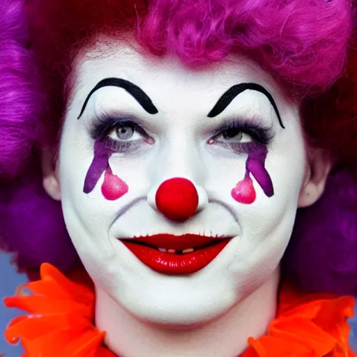 female clown girl clowngirl. in the style of. highly | Stable Diffusion ...