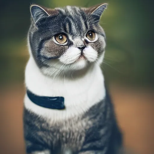 Image similar to portrait photo of scottish fold cat cosplaying a soldier, highly detailed, high resolution, cosplay photo, stunning, bokeh soft, by professional photographer, military clothing, shot with a canon