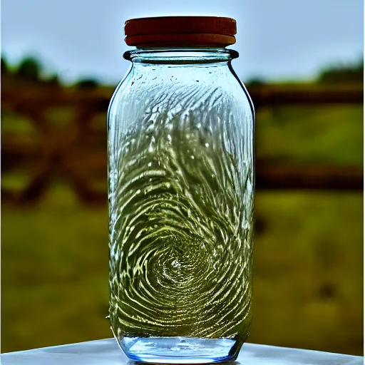 Image similar to water swirl in a jar