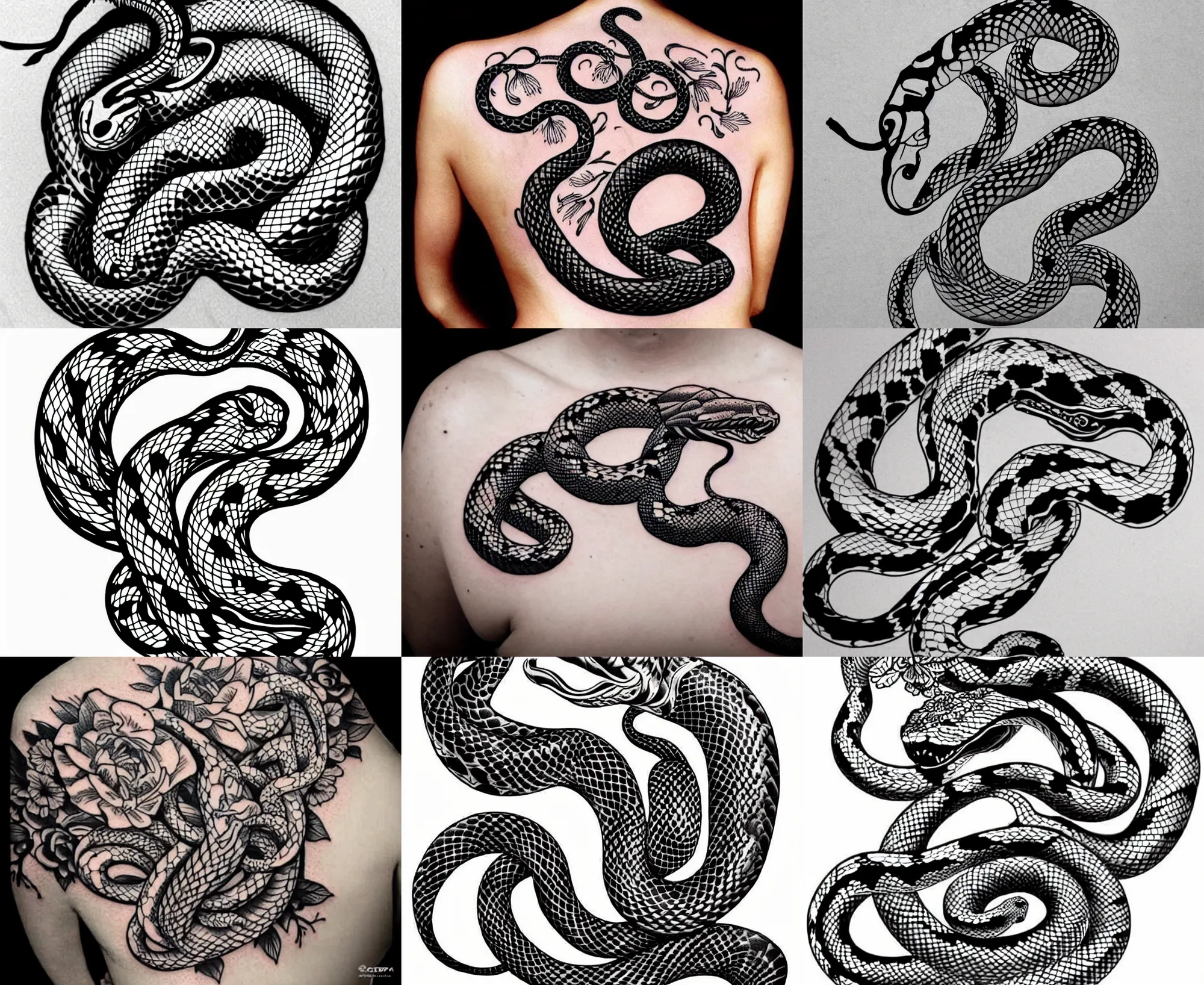 Cobra Tattoo Design Free Vector and graphic 52623053.