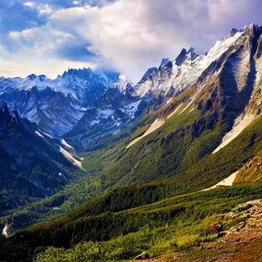 Image similar to a beautiful mountain scenery beautiful