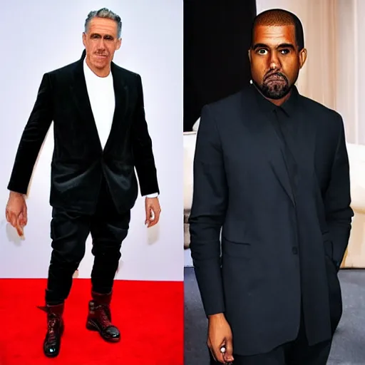 Image similar to jordan peterson dressed like kanye west