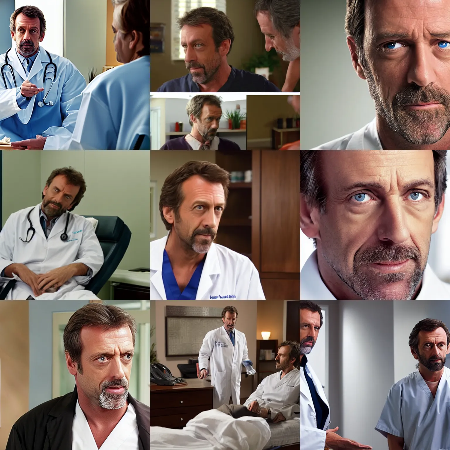 Prompt: House MD treating patient series