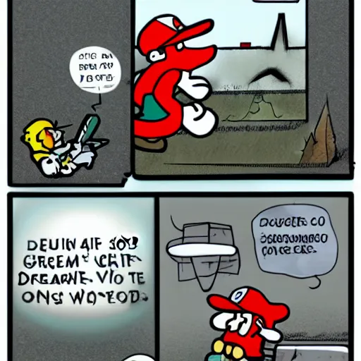 Image similar to !dream Mario Giordano vs SCP 682