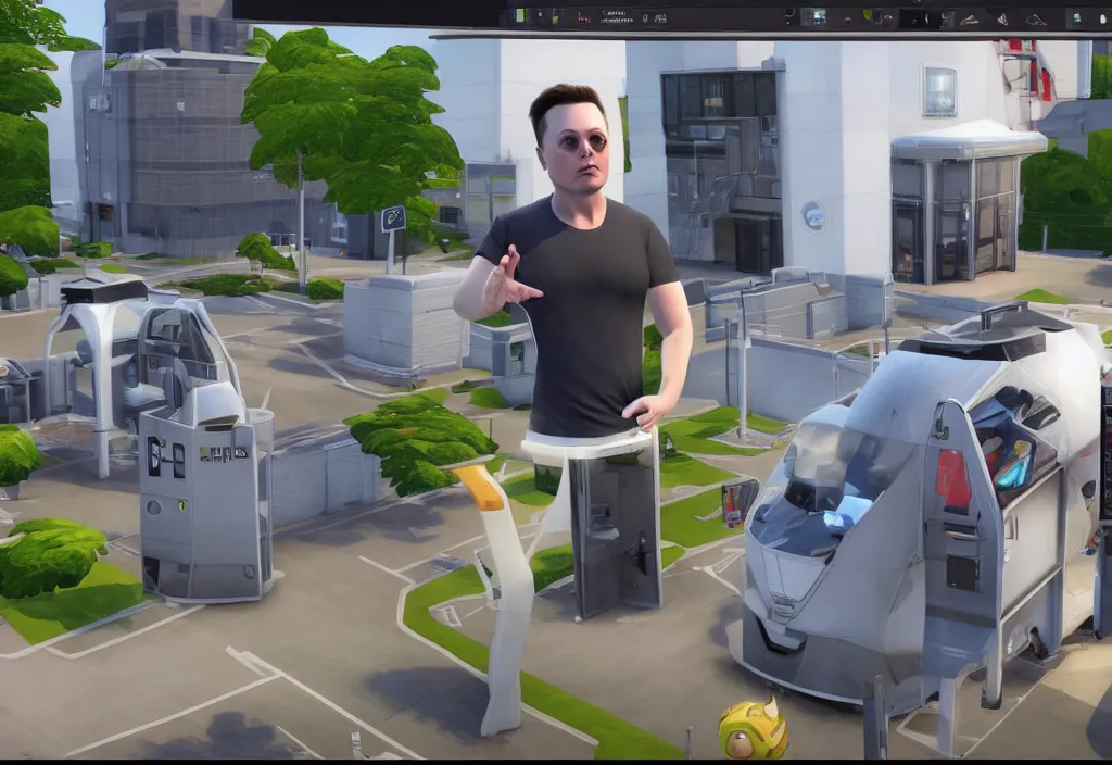 Prompt: a screenshot of elon musk in the video game in the sims. character customization, close up, 3 d rendering. unreal engine. amazing likeness. very detailed.