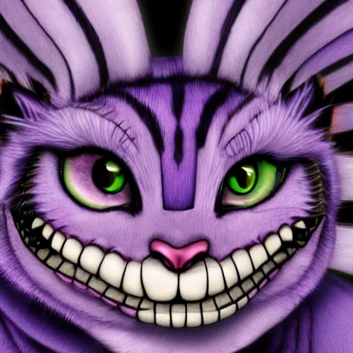 Image similar to the Cheshire cat from Alice in Wonderland