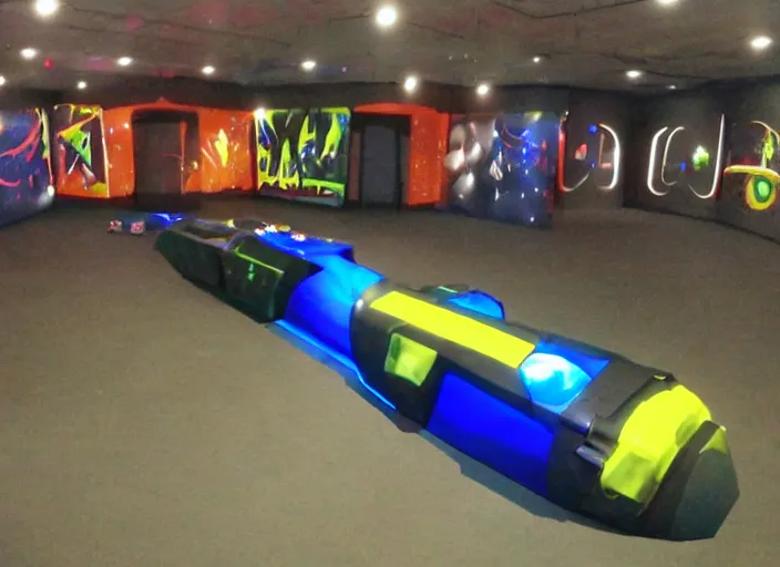 Image similar to Space ship, lazertag