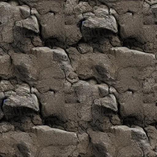 seamless rock face texture