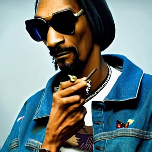 Image similar to photograph of snoop dog smoking a joint while riding a shooting star, filmic, cinematographic