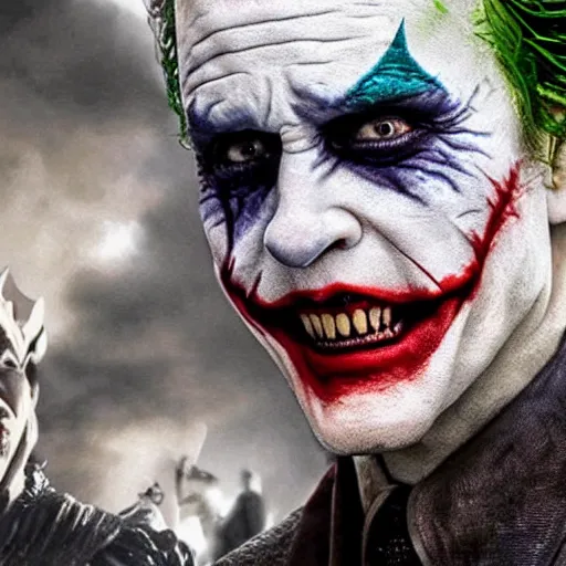 Image similar to the joker in game of thrones