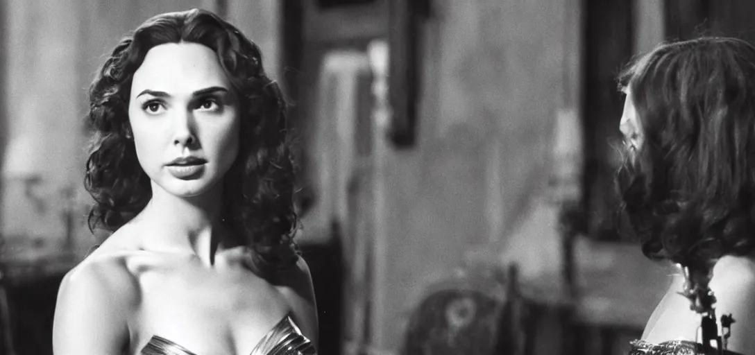Prompt: still of gal gadot in the godfather