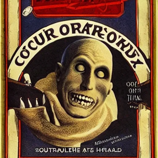 Prompt: count orlok's oatmeal brand