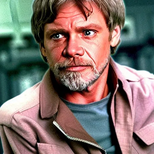 Image similar to mark hamill mixed with harrison ford