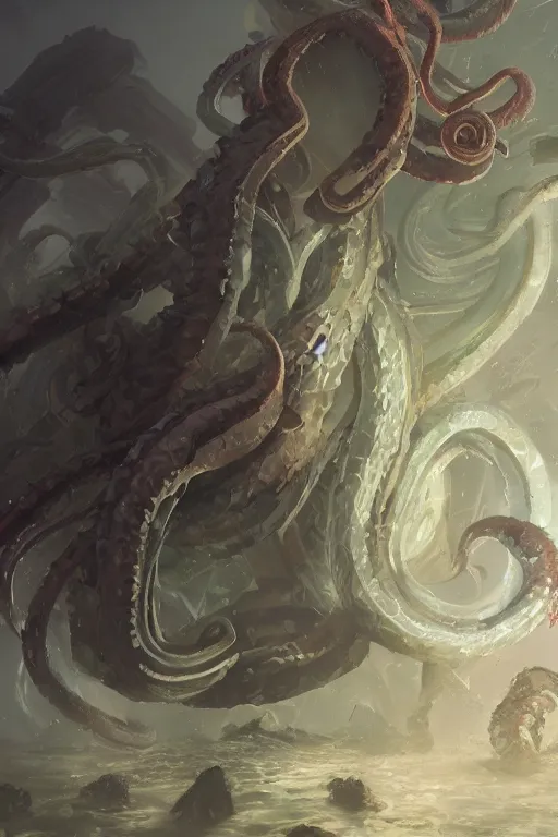 Image similar to tentacle texture, high octane, 8 k, digital art, magic the gathering, mtg, by greg rutkowski, trending on artstation