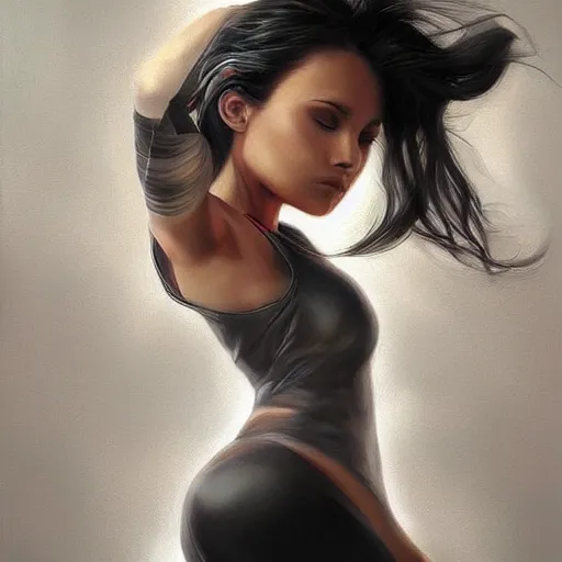 Image similar to learning to fly, first person point of view, realisting painting, artgerm, james raiz