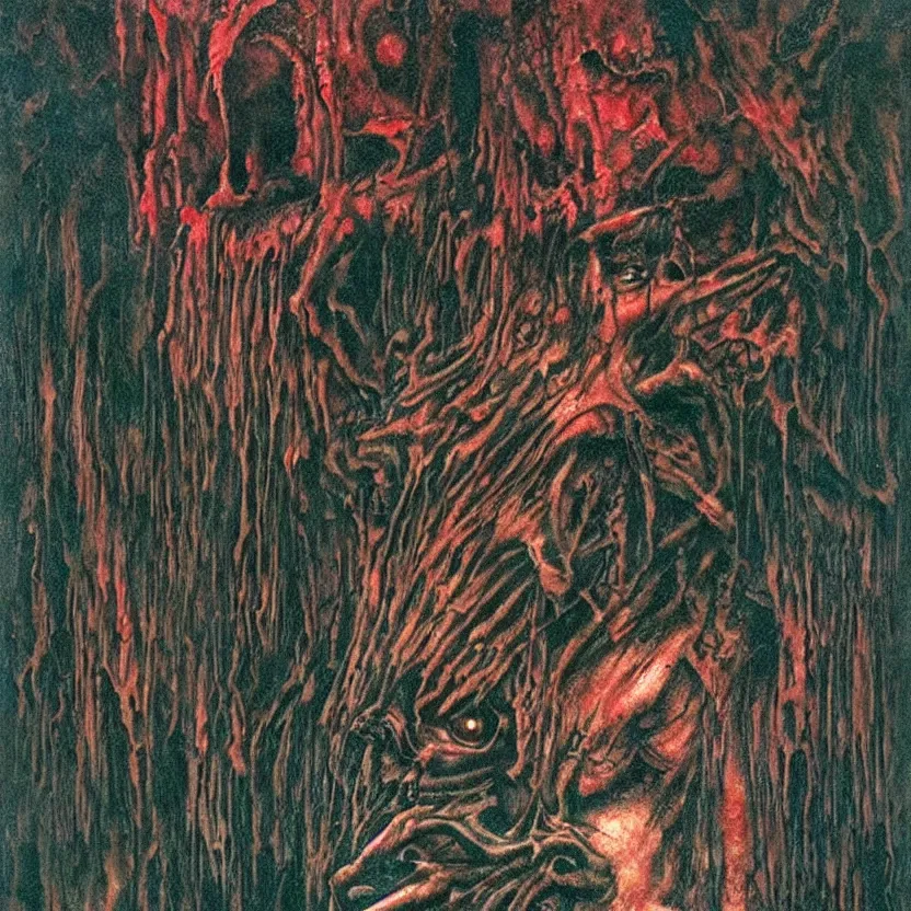 Image similar to dark tattoo, acid rich colors, giger beksinski gammell horror king chaos, bleeding colors, big budget movie scene, horror reality, award winning photograph, cinematic lighting, realistic!, hyperrealism, realistic refine flavor, real polaroid picture